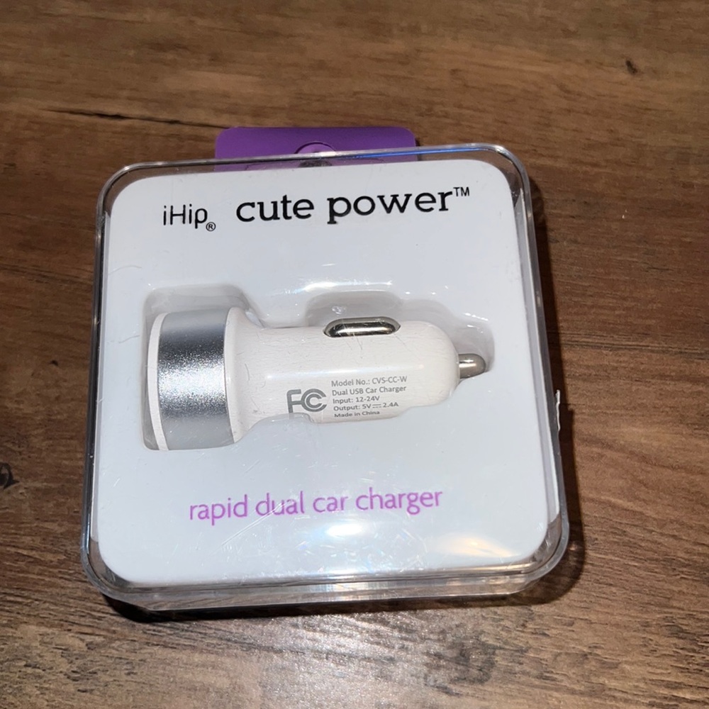 IHIP cute power rapid dual car charger
